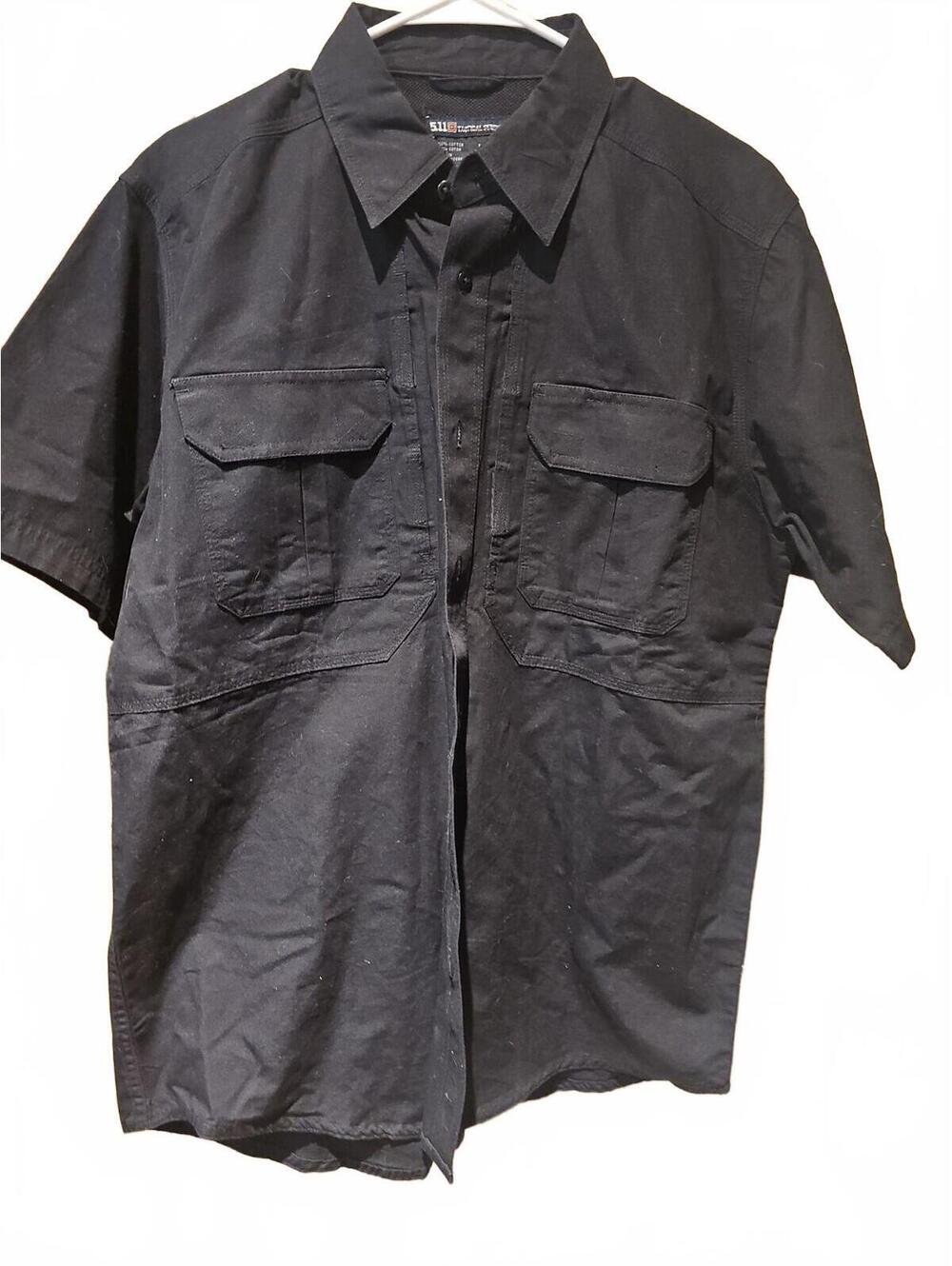5.11 Original Tactical Short Sleeve 100% Cotton Button-Up Front Loading Pocket M
